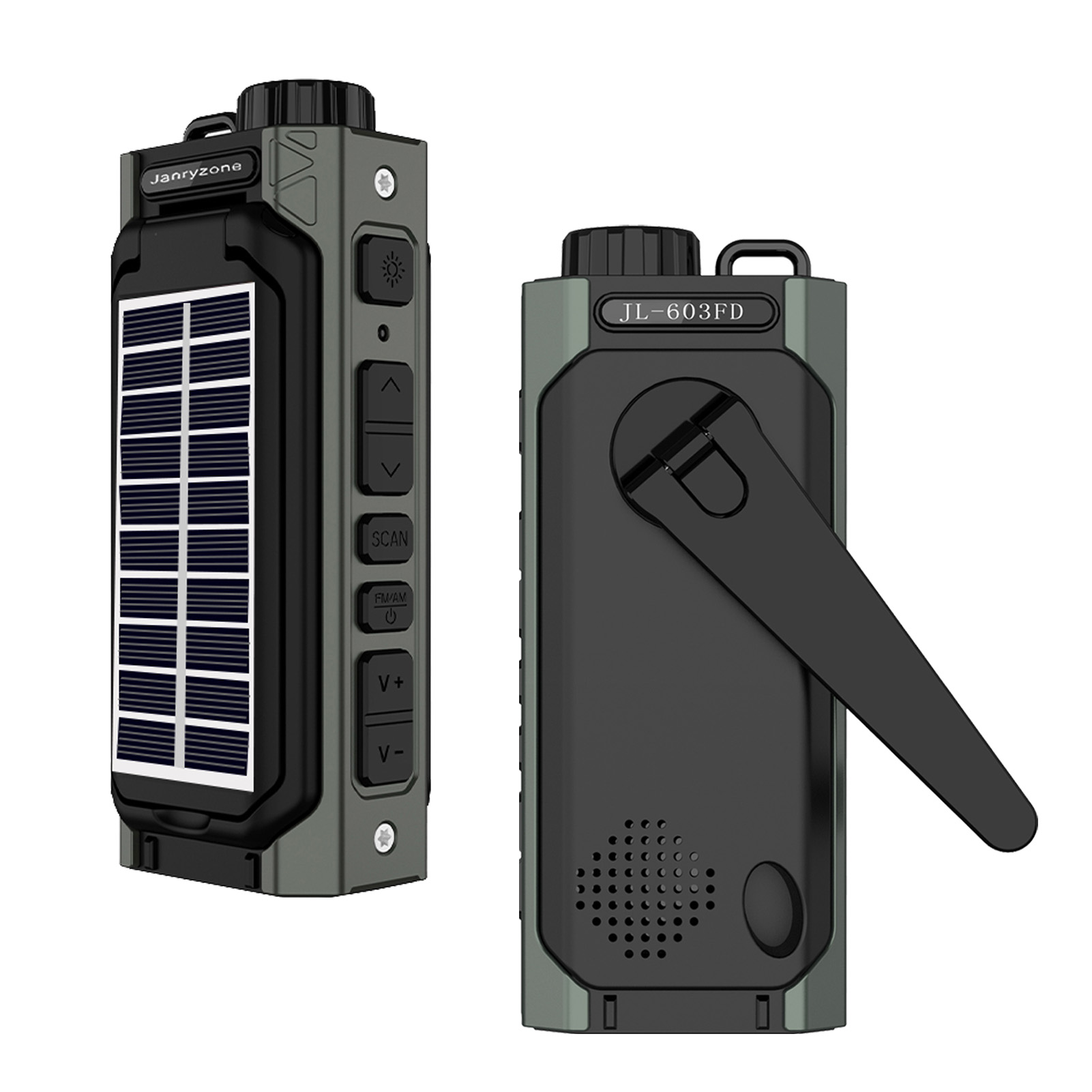 Emergency Radio Solar - Noodradio AM/FM 2026 met powerbank, USB,