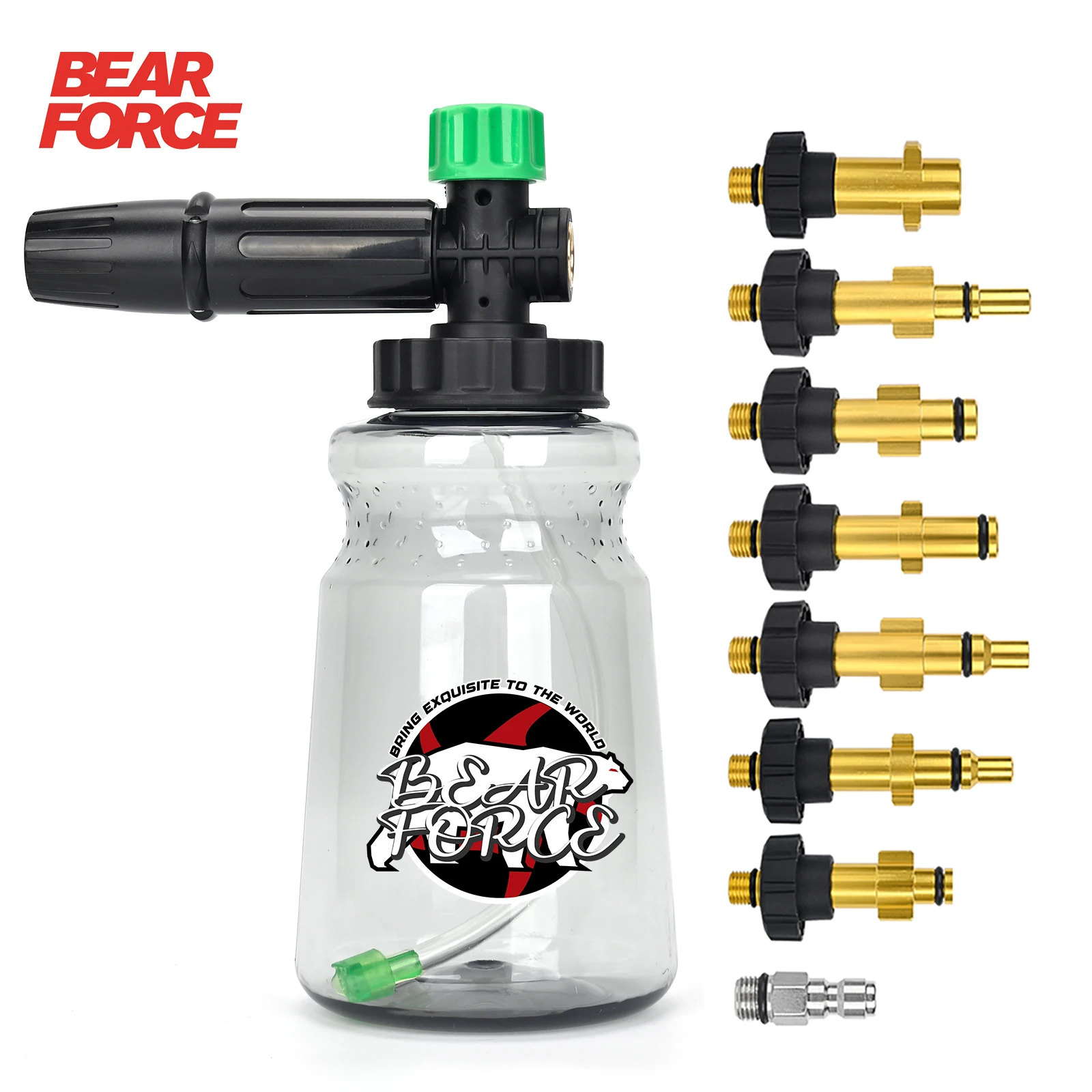 Bear Spray Clip - Hogedrukreiniger Schuimlans Schuimmondstuk Wasstraat Schuimmaker voor
