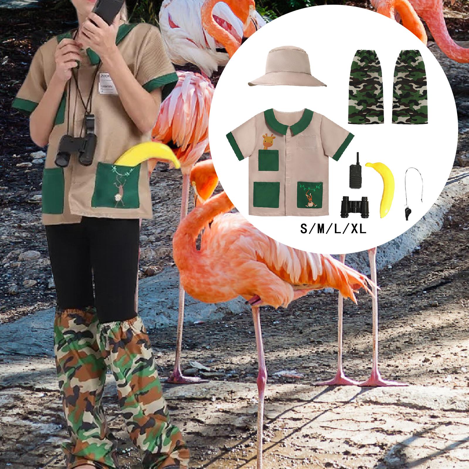 Outdoor Adventure Kit For Kids - Explorer-kostuumset voor kinderen Fluitje Telescoop Dierentuin