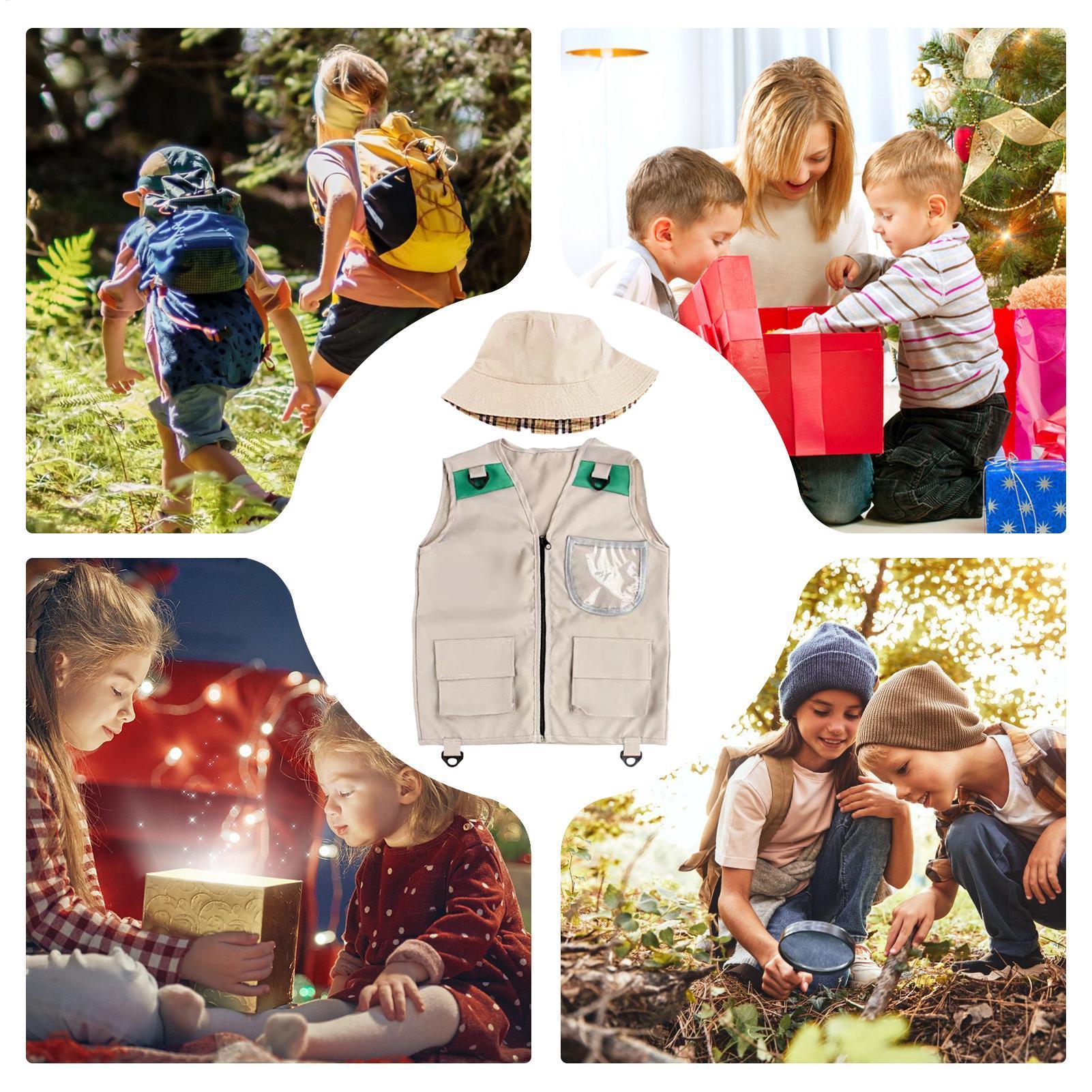 Kinder Explorer Vest en Hoed K - Outdoor Adventure Activities For Kids recensie en prijs