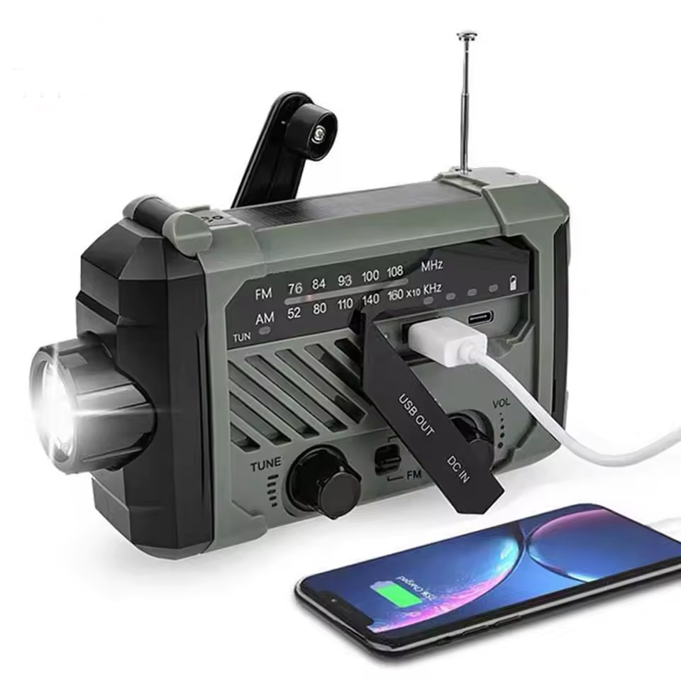 Noodradio op zonne-energie met - Emergency Radio Solar recensie en prijs