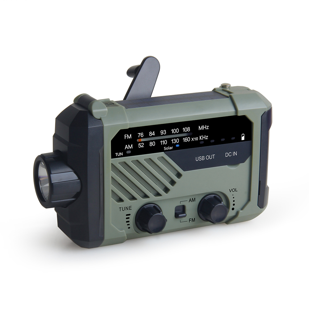 Noodradio op zonne-energie met - Emergency Radio Solar recensie en prijs