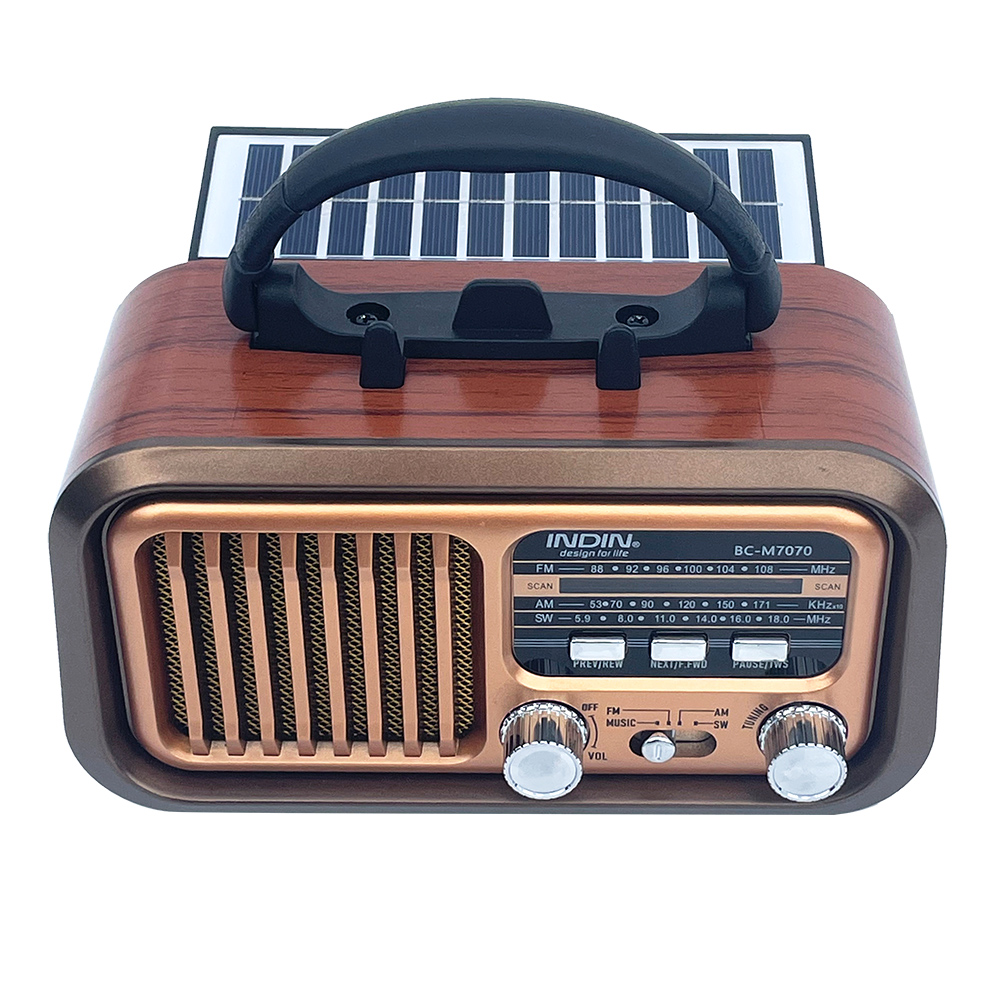 Draagbare AM FM SW vintage rad - Emergency Radio Solar recensie en prijs