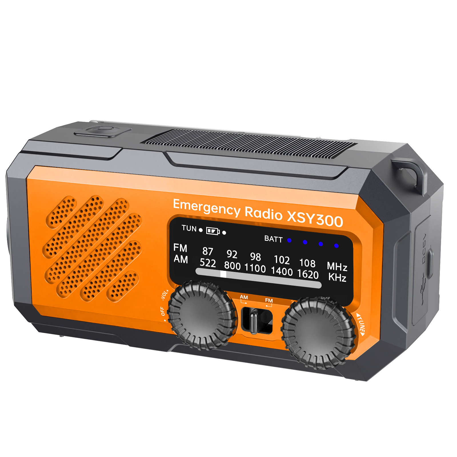 Nieuwe 2000mAh noodradio op zo - Emergency Radio Solar recensie en prijs