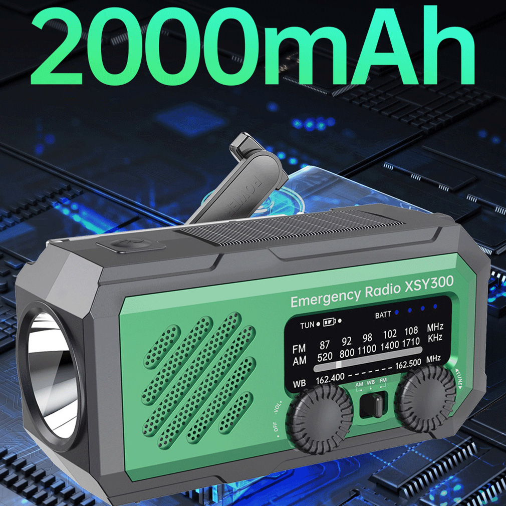 Nieuwe 2000mAh noodradio op zo - Emergency Radio Solar recensie en prijs
