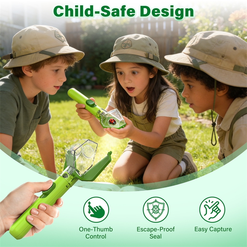 Kinderen insectenvanger met 6x - Outdoor Adventure Kit For Kids recensie en prijs